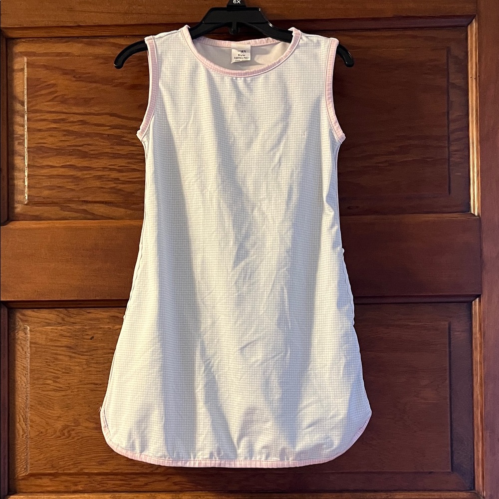Sleeveless Blue and Pink Tennis Dress